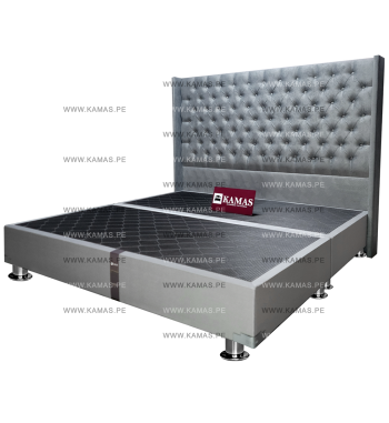 CAMA BOX KING EUROPEO +...