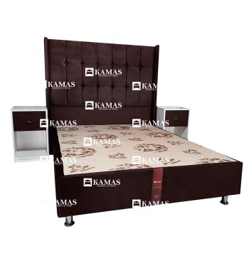 CAMA BOX 2 PLAZAS AMERICANO...